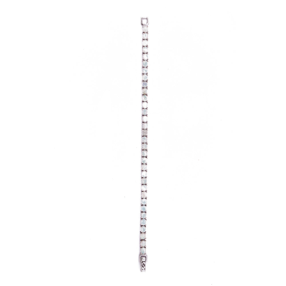 Trendy Ethiopian Opal Tennis Bracelet