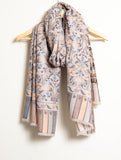 BOX BUTA Caramel Mocha Alluring Kani Woven Shawl - Unisex