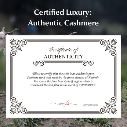 Royal Admiral Blue Solid Pashmina Stole