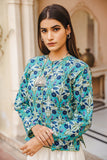 OMVAI Women's Mughal Blouse - Blue
