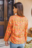 OMVAI Women's Mughal Blouse - Orange