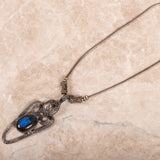 Naadira Silver Labradorite Necklace