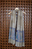 OMVAI Ornamental Buta Modal Stole Natural Sand