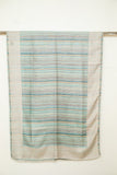 OMVAI Spring Summer Pastel Reversible Stripes Modal Silk Stole Beige