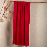 CRIMSON RED Solid Pashmina