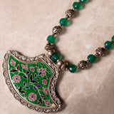 Farhat Green Onyx Necklace