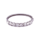 Rainbow Moonstone Healing Bangle Bracelet