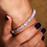 Rainbow Moonstone Healing Bangle Bracelet