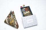 OMVAI Silk Pocket Square Bold and Beautiful Multi color