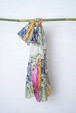 OMVAI Daisy Beauty Silk Scarf -  Multicolor