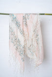 OMVAI Victorian Laced beauty Scarf - Pastel Florals