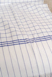 OMVAI Vintage Super Soft  Checks Cotton Woven Throw Blanket / Comforter - Blue