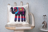 OMVAI Hastkala Elephant Cushion