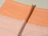 OMVAI Melon Orange - Ivory Reversible Pashmina