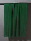 DARK GREEN Solid Pashmina