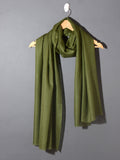 SAGE GREEN Solid Pashmina