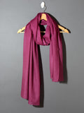 MAUVE Solid Pashmina