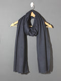 STEEL GREY Solid Pashmina