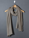 LAVA GREY Solid Pashmina