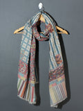 ZOON White Kani Woven Shawl - Unisex