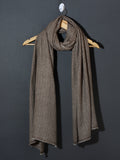 Mini Chevron Weave Super Soft Woolen Muffler - Caramel Brown