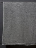 Mini Chevron Weave Super Soft Woolen Muffler -  Charcoal Grey