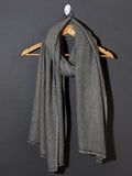 Mini Chevron Weave Super Soft Woolen Muffler - Grey