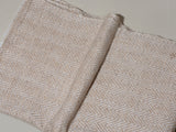 Chevron Weave Super Soft Woolen Muffler - Natural Sand