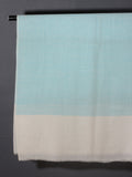 Pin Striped Weave Super Soft Woolen Muffler - Aqua Blue