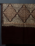 PAAWAK Elegant Teak Brown  Embroidered Shawl - Unisex