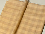 Kashmiri Checks Patterned Pashmina Stole - Daffodil Yellow