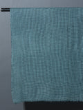 Kashmiri Royal Checks Patterned Pashmina Stole - Light Teal