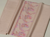 MAYURA, the Peacock Magnificent Hand Embroidered Stole -Pearl Pastels