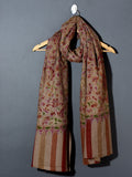 SHEEN Alluring Paisley Flower Kani Woven Shawl  with Embroidery  Unisex