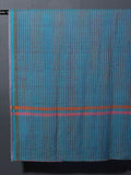 Aqua Stripes Patterned Pashmina Stole - Blue