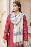 MAHNOOR- Handblock Printed Pashmina Stole - 100% Wool