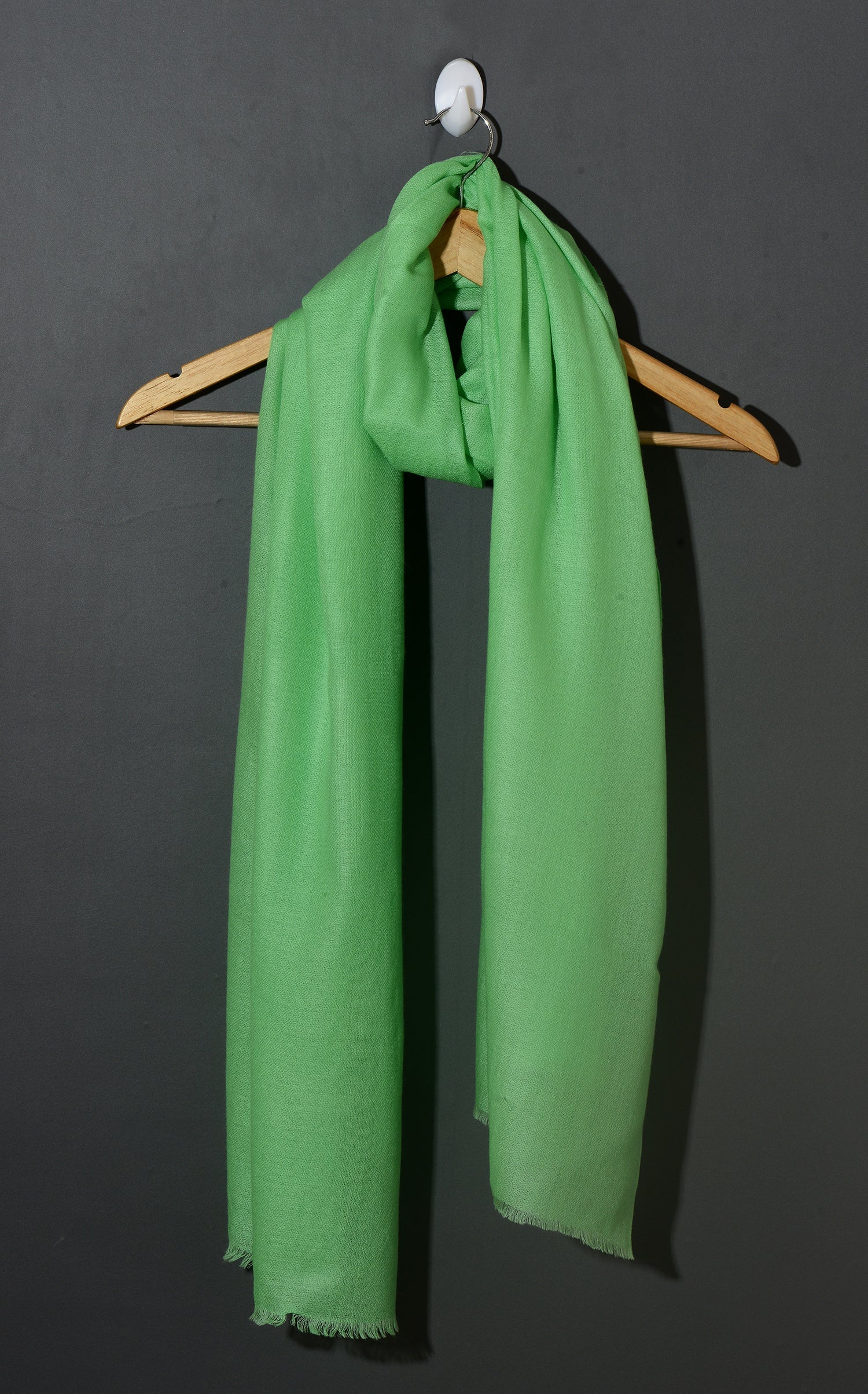 MINT GREEN Solid Pashmina