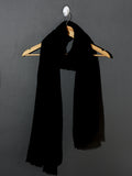 BLACK Solid Pashmina