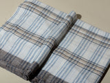 Bond Checks Super Soft Woolen Muffler - Aqua Grey