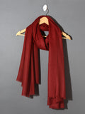 OMVAI Solid Pashmina Combo Gift Set in Pure Cashmere wool (Set of 2 - For HIM and for HER)